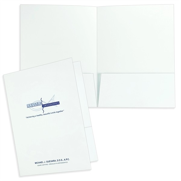Quick-Ship Economy Folder, Printed 1 PMS Color (5 days) for