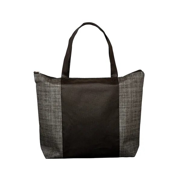 Prime Line Tonal Non-Woven Zipper Trade Show Tote Bag for
