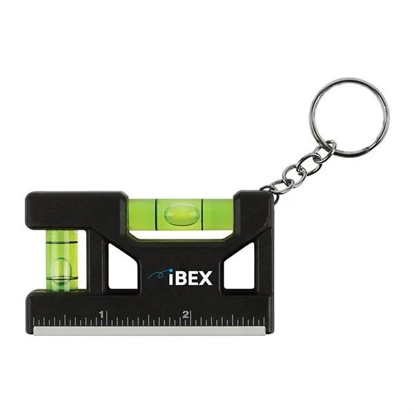 Hank 3" Level / Ruler Keyring for
