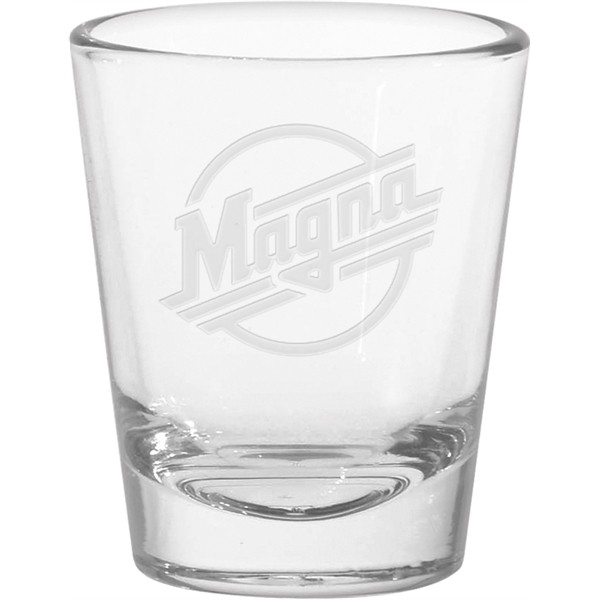 1.75 oz. Tapered Shot Glass - Deep Etched for