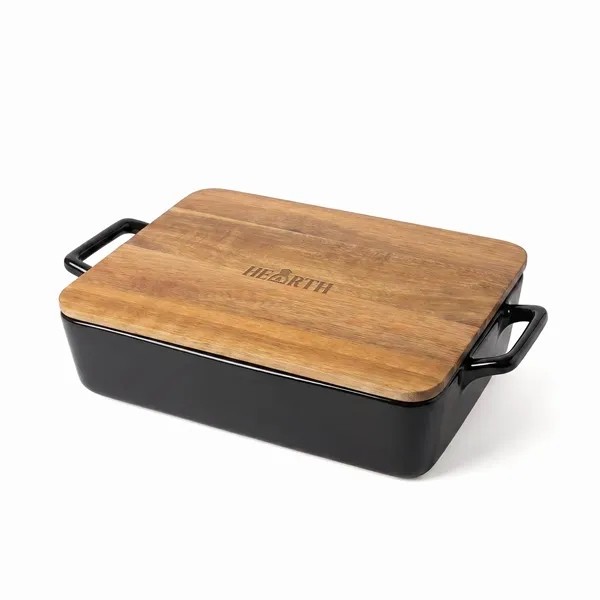 Hearth Stoneware Casserole Dish for