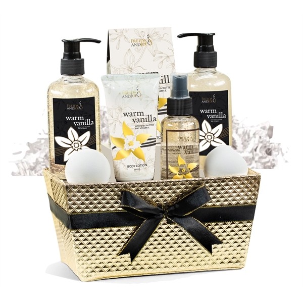 Vanilla Bath & Body Basket for
