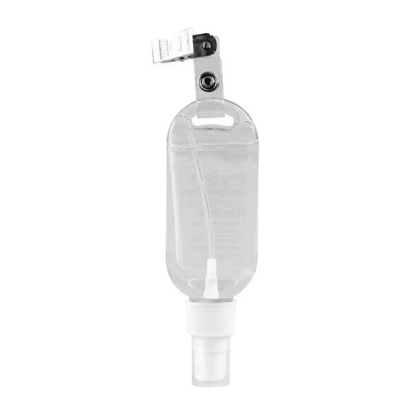 Spray Hand Sanitizer with Metal Clip for