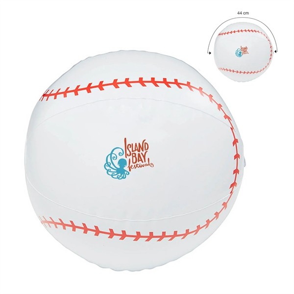 16" Baseball Beach Ball for