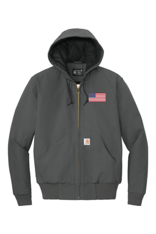 Carhartt Quilted-Flannel-Lined Duck Active Jac for