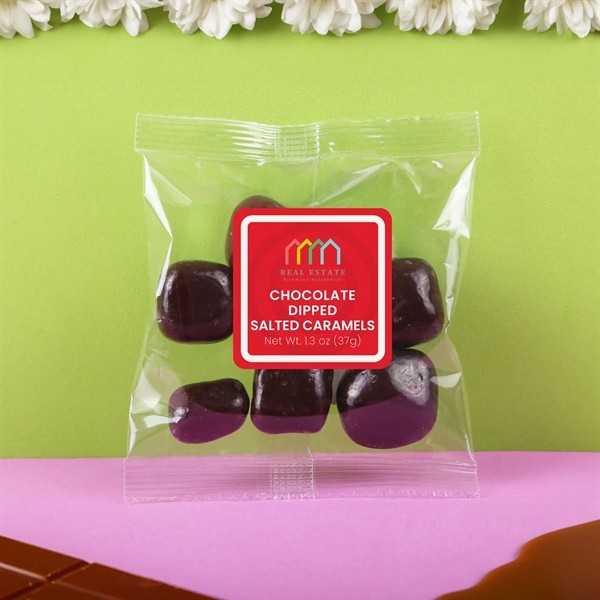 Chocolate Dipped Salted Caramels for