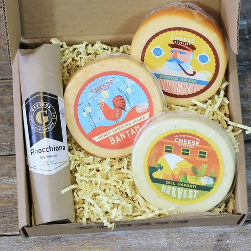 Cheese & Sausage Sampler Pack (4) for