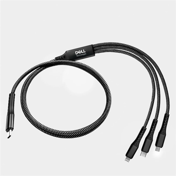 3-in-1 Pro Type C Charging Cable 60W for