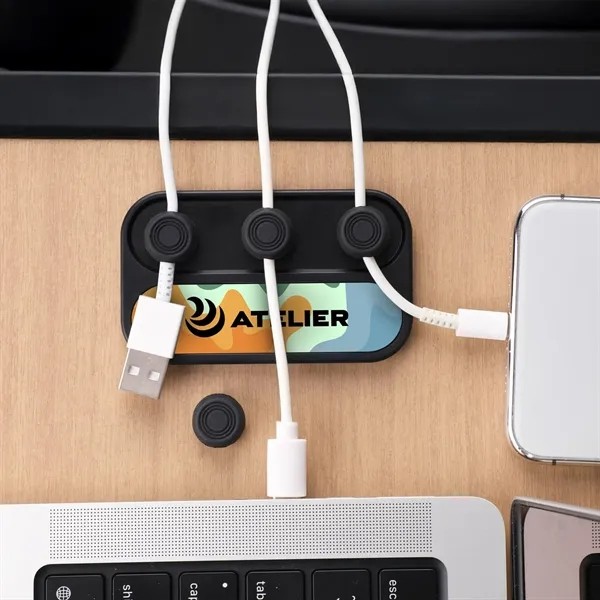 Wire Frame Desktop Cable Organizer for