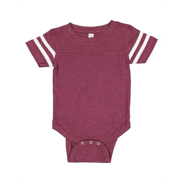 Rabbit Skins Infant Football Fine Jersey Bodysuit for