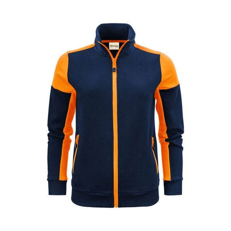 Bicolour Zip Sweatshirt - Ladies for