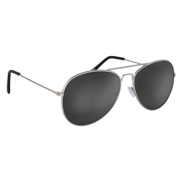Color Mirrored Aviator Sunglasses for