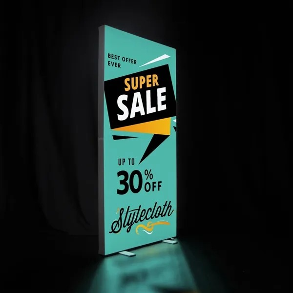 3' x 6.5' Deluxe SEG Glo Floor Display Kit for