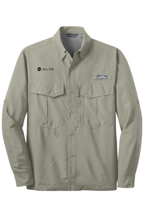 Eddie Bauer Long Sleeve Performance Fishing Shirt for