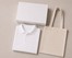White Box / White Polo / Natural Tote Bag