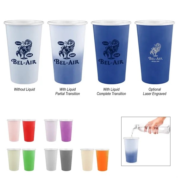 15 Oz. Color Changing Recycled Aluminum Cup for