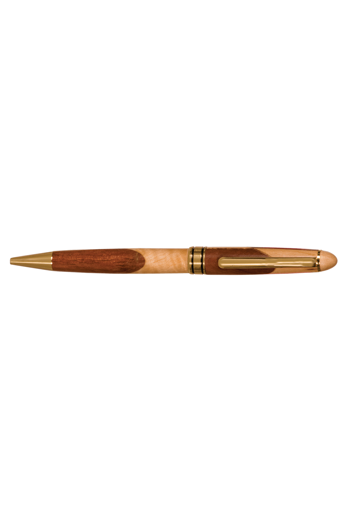 Wide Maple/Rosewood Pen for