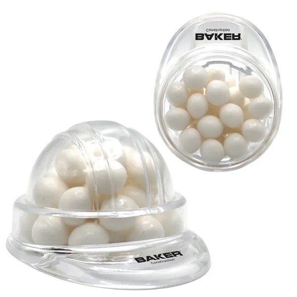 Hard Hat Container - White mints for