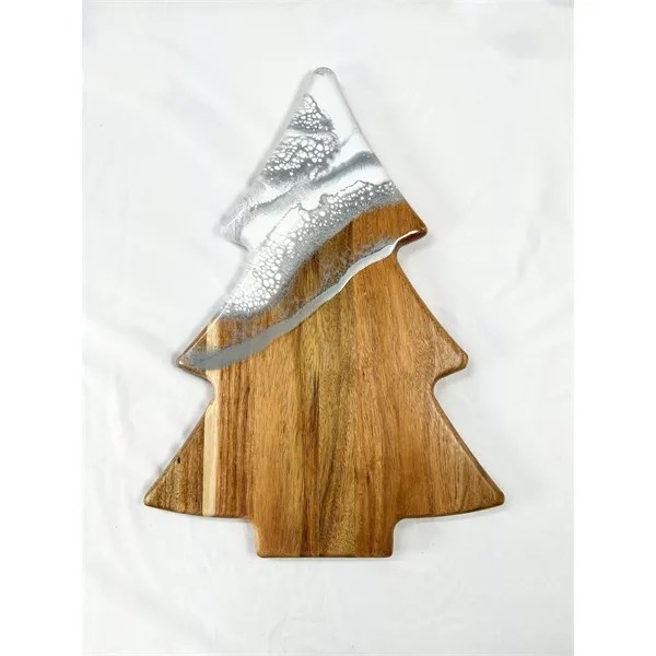 16"x11" Christmas Tree Shaped Charcuterie Board for