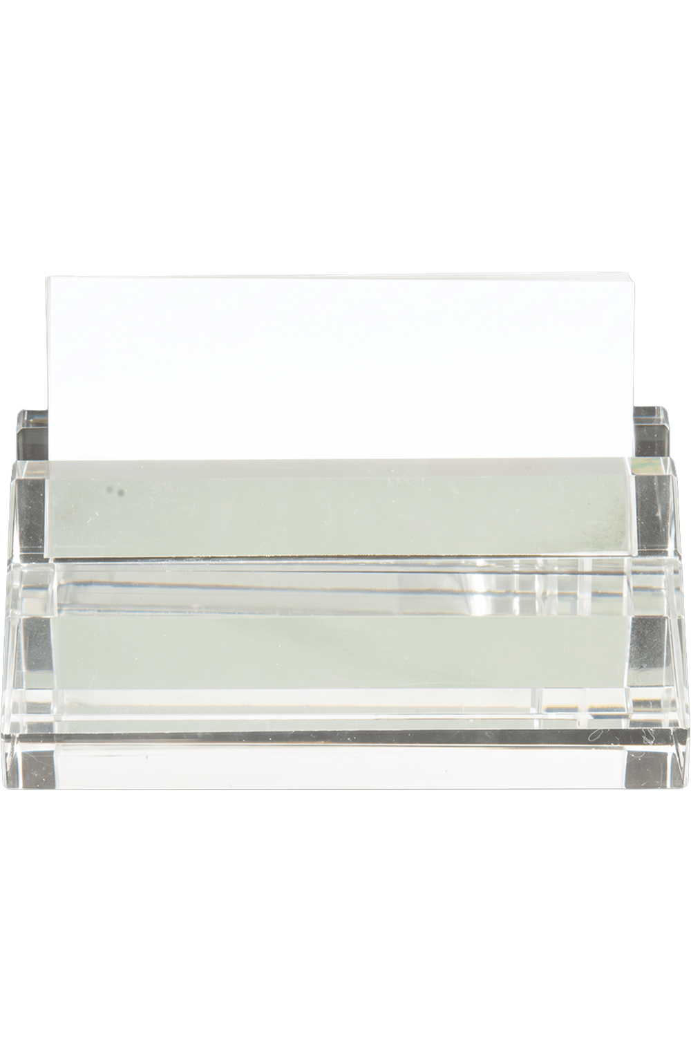 4" x 2 1/2" Crystal Business Card Holder for