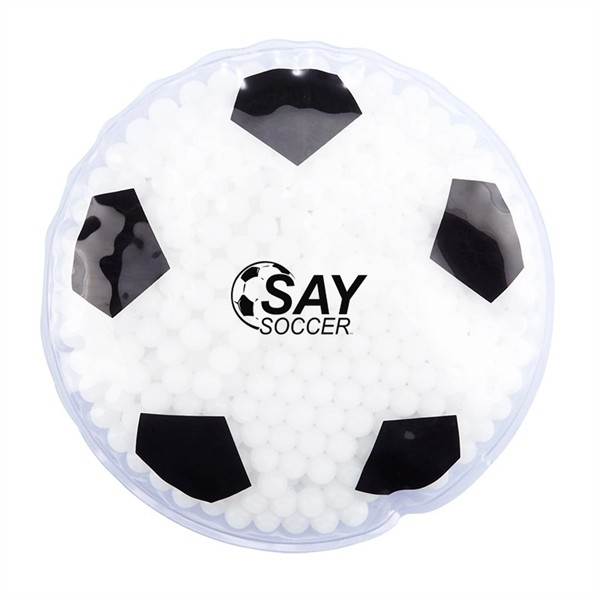 Soccer Ball Hot/Cold Gel Pack for