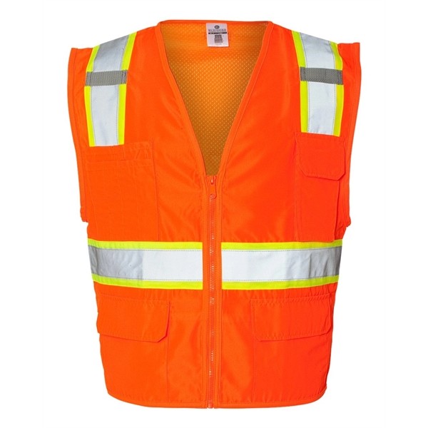 Kishigo Unisex Ultra-Cool™ Solid Front Vest with Mesh Back for
