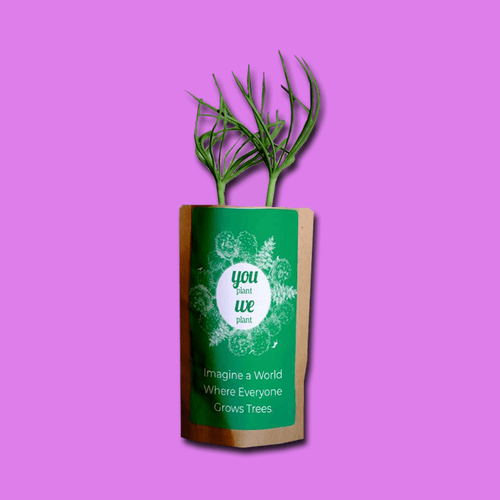 "You Plant We Plant" Tree Pouch for