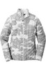 TNF White Woodchip Print