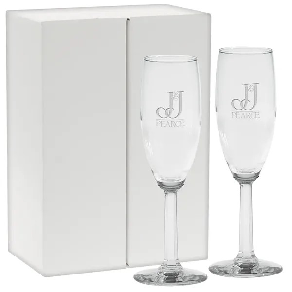 Napa Valley Flute Gift Set - Etched for