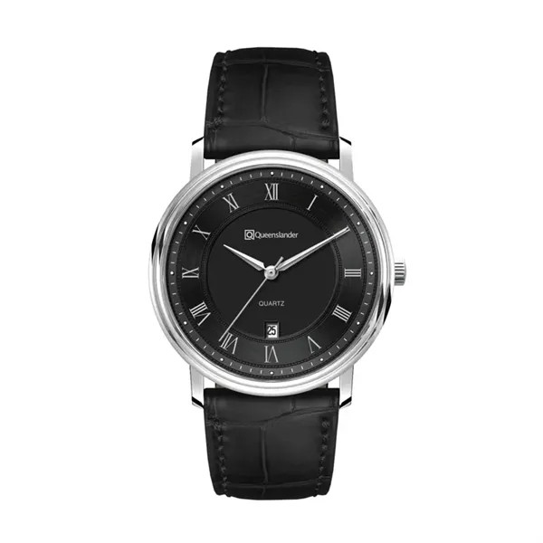 40MM, SS, SILVER CASE, 3-HAND MVT, DTE for