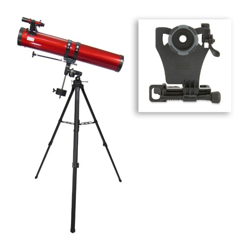 Red Planet Telescope With Smartphone Adapter Bundle for