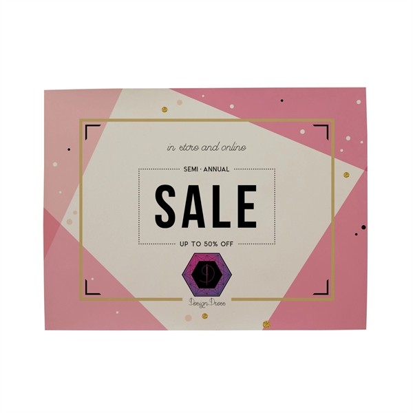 36" x 48" Opaque Window Cling for