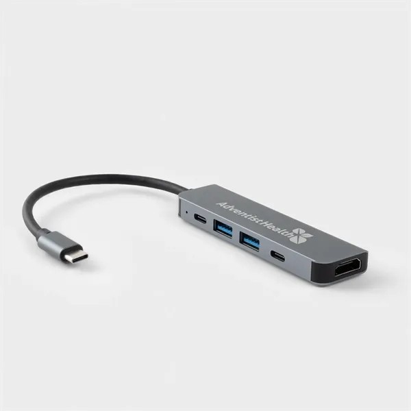 5-in-1 USB-C Ultra Slim Data Hub with HDMI Port for