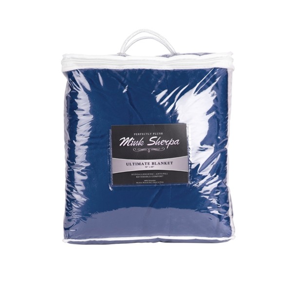 Mink Sherpa Blanket - Solid for