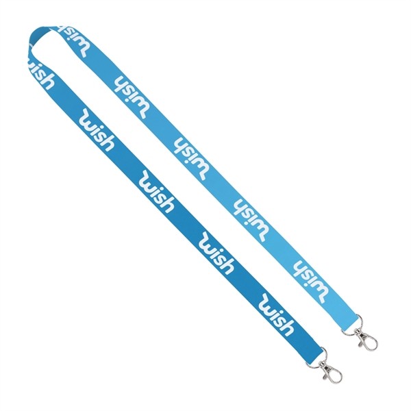 Import Rush 3/4" Dye-Sublimated Sewn 2-Ended Lanyard for