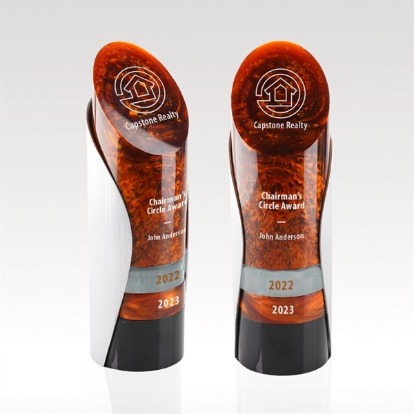 Puck Award - Cylinder Resin & Stainless - Chicago for