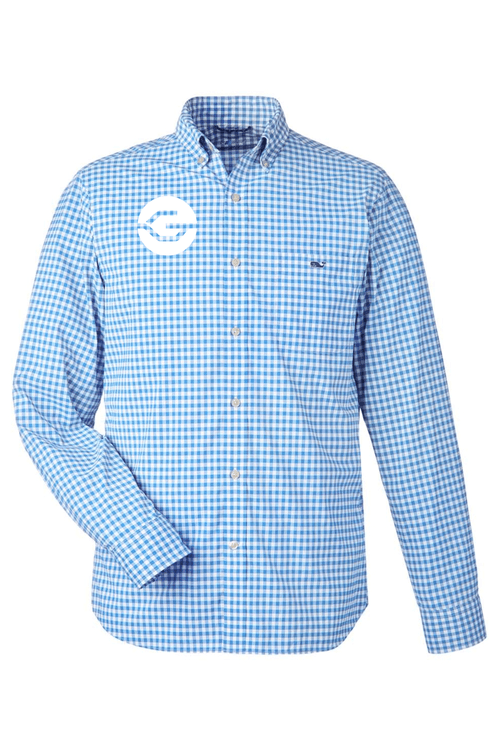 Vineyard Vines On-The-Go Nylon Gingham Shirt for