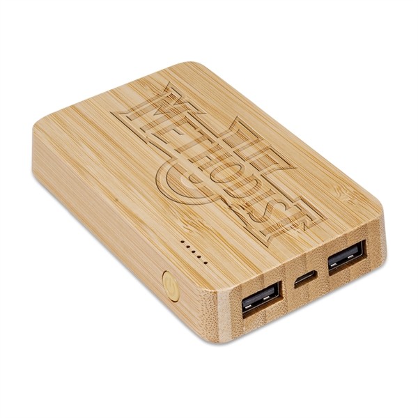 Eden Green Bamboo Wireless Power Bank 5000 for