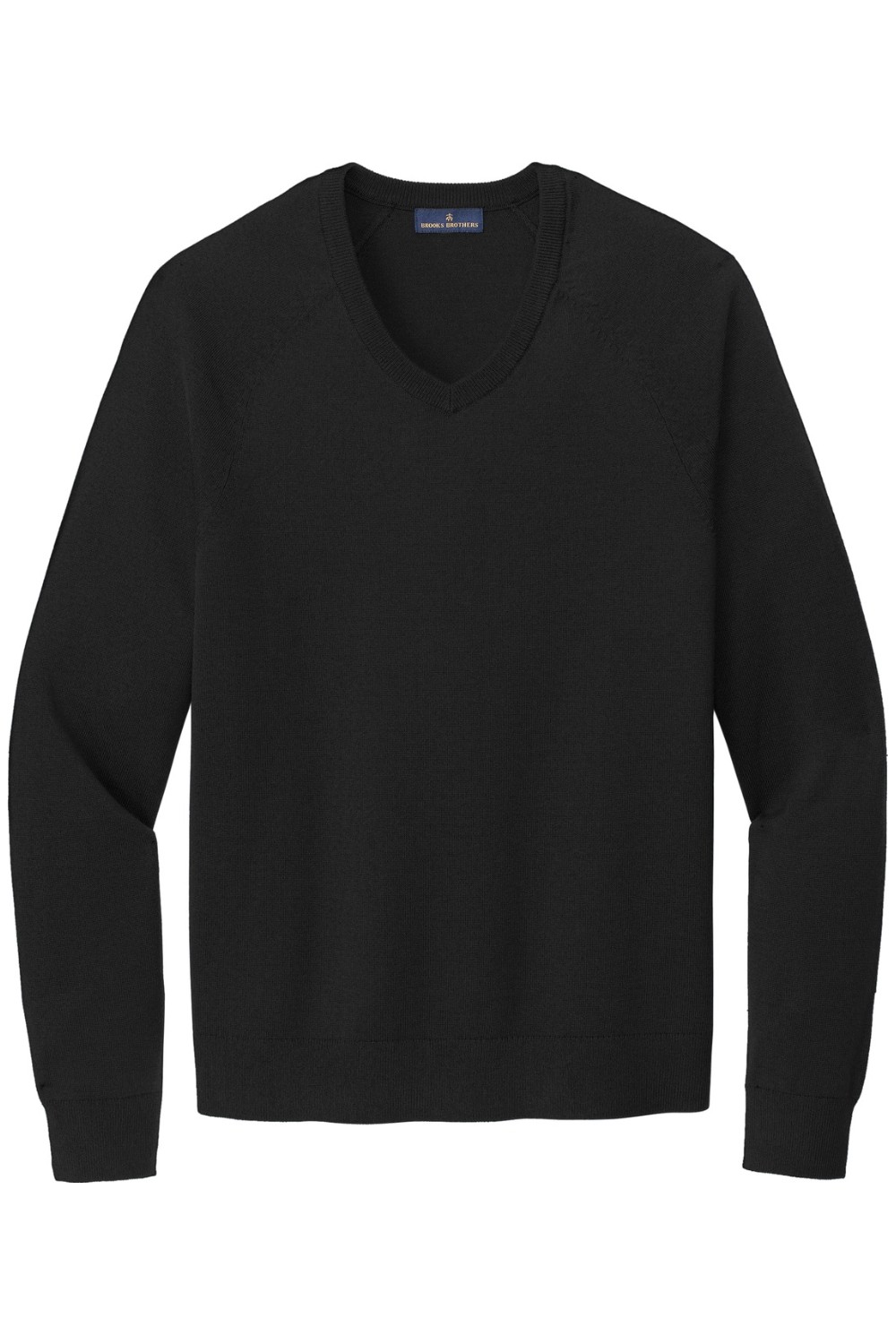 Brooks Brothers Cotton Stretch V-Neck Sweater for