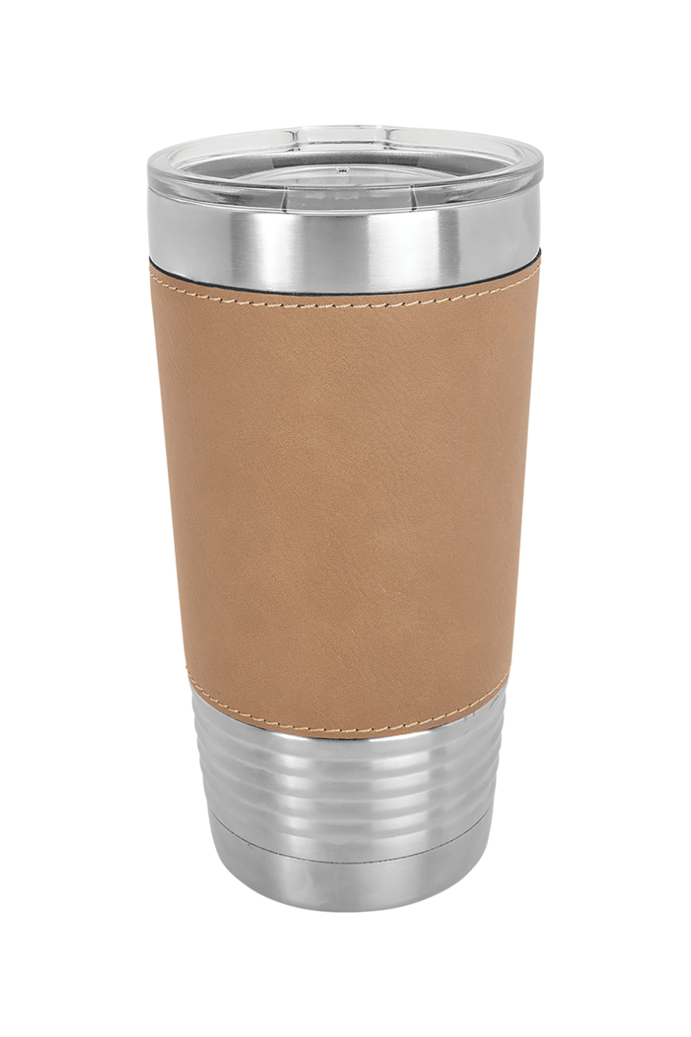 20oz Leatherette Insulated Tumbler with Clear Lid for
