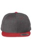 Dark Heather/ Red