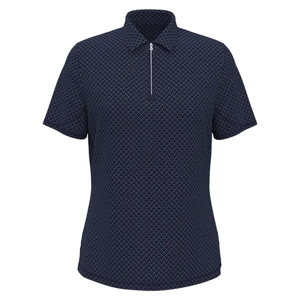 CALLAWAY ALL-OVER STITCHED CHEV LADIES' POLO for