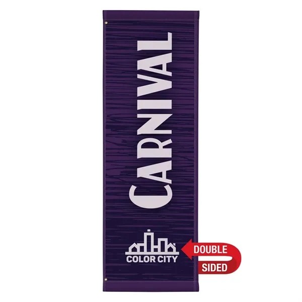 24" x 72" Fabric Boulevard Banner Double-Sided for