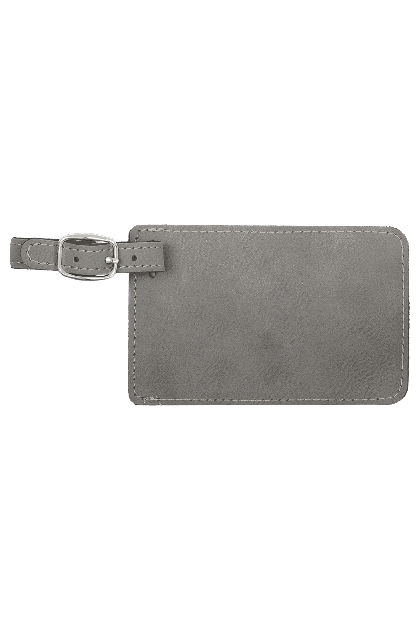 4 1/4" x 2 3/4" Laserable Leatherette Luggage Tag for
