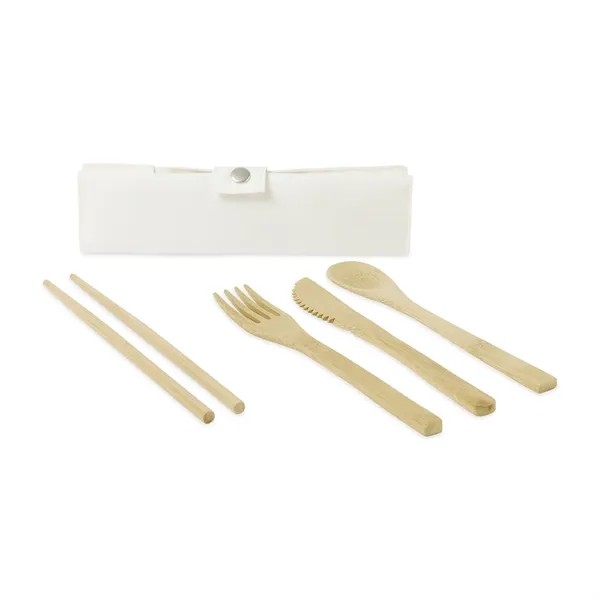 Zero-Waste Bamboo Utensil Kit for