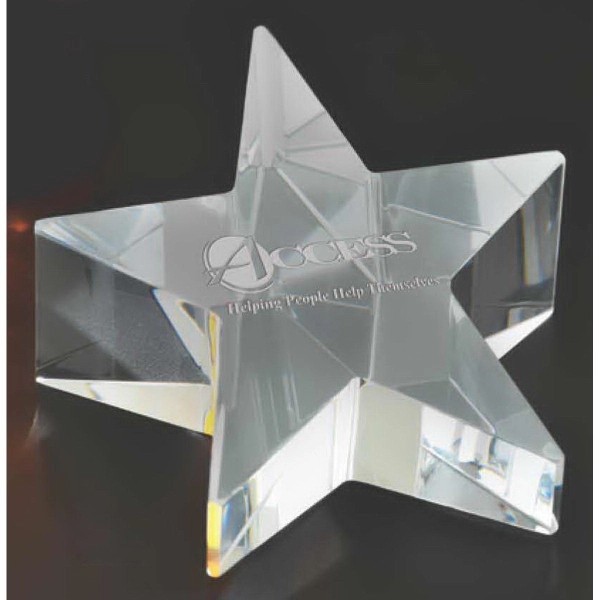 Rising Star Paperweight for