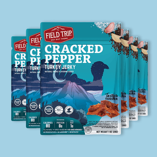 Cracked Pepper Turkey Jerky 1 oz for