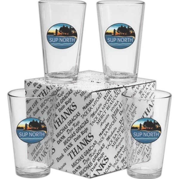 Mixing Glass Thank You Set for