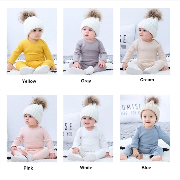 High Waist Baby and Toddler Long John Set for