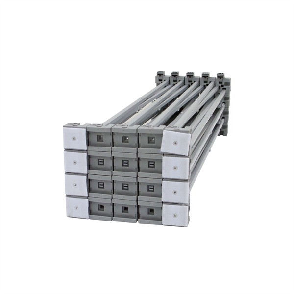 10' Straight Splash Floor Display Hardware for
